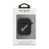 Guess GUACA2LSVSBW AirPods 1/2 coverczarno biały/black white Silicone Vintage
